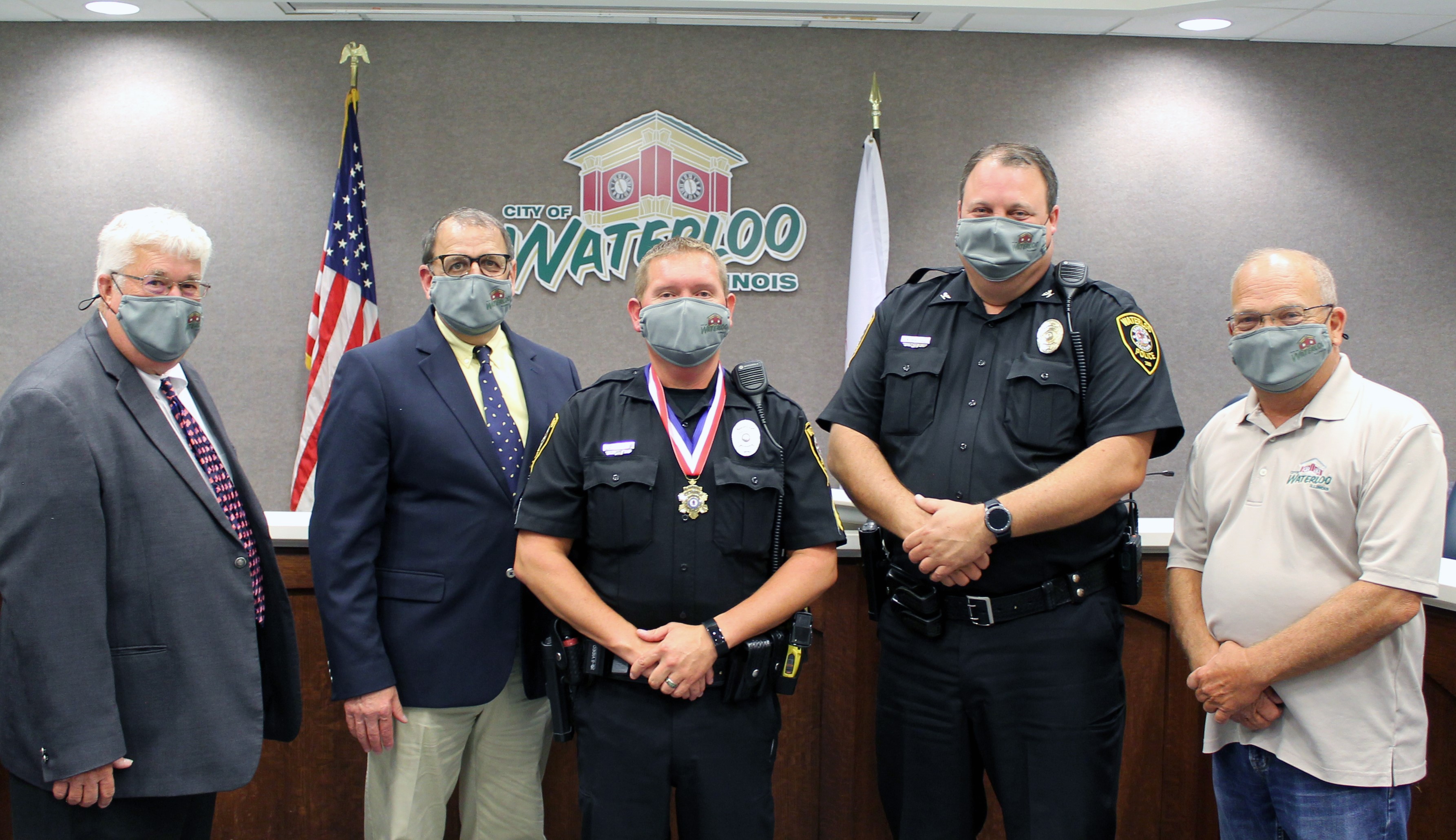 Waterloo's Daws receives Medal of Valor