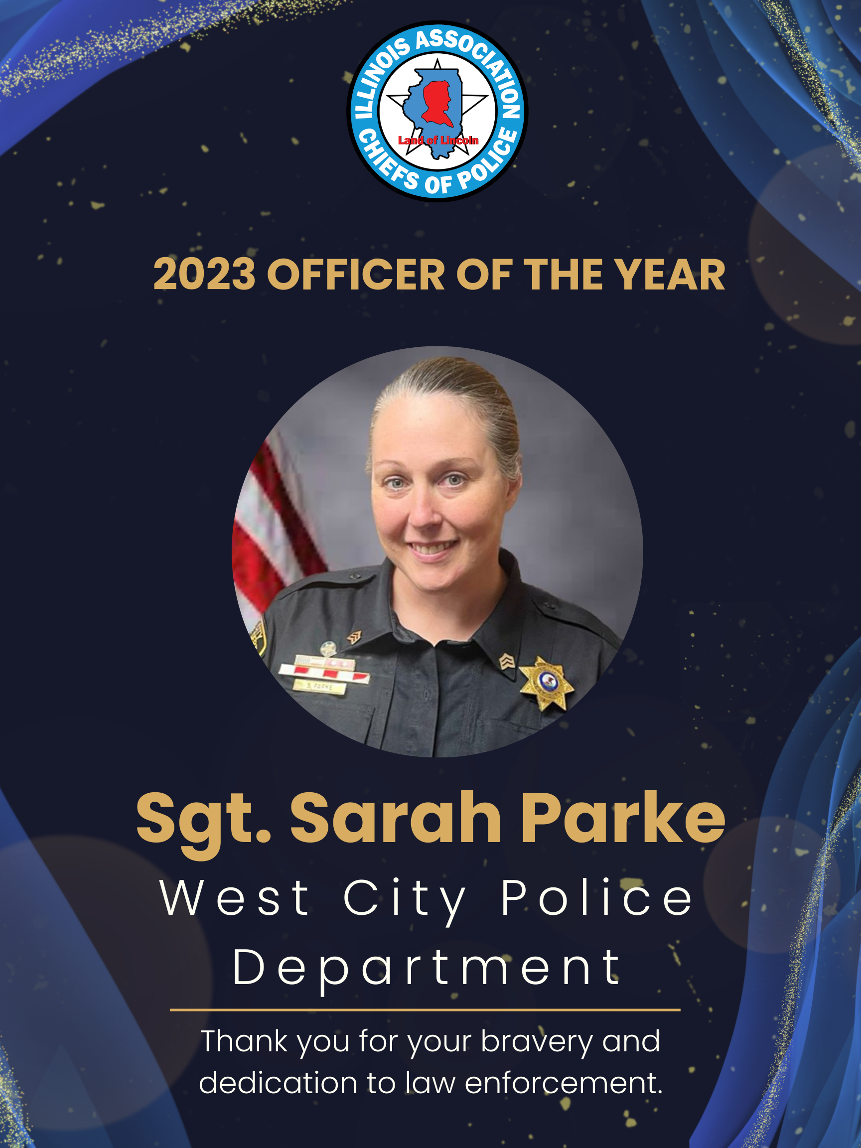 Sgt. Sarah Parke Named Officer of the Year